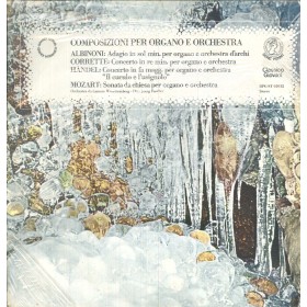 Corrette, Albinoni, Handel, Mozart LP Vinile Composizioni Organo E Orchestra RPGST03012 Corrette, Albinoni, Handel, Mozart LP Vinile Composizioni Organo E Orchestra RPGST03012