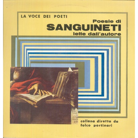 Edoardo Sanguineti ‎‎LP Vinile Poesie Di Sanguineti Lette Dall'Autore / LPZ2071 Nuovo