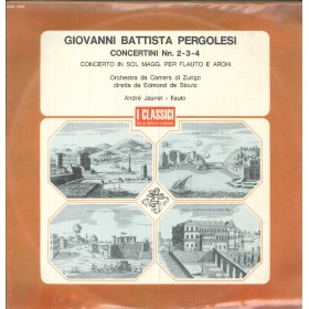 Giovanni Battista Pergolesi ‎‎LP Vinile Concertini  N. 2, 3, 4 / Ricordi – XAM4062 Sigillato