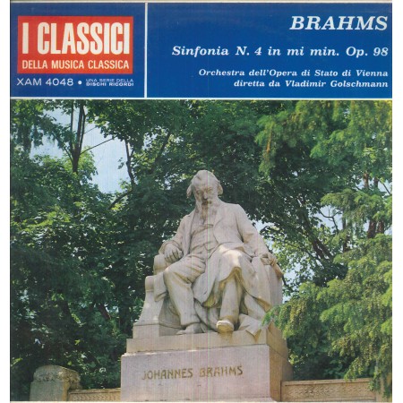 Brahms, Golschmann LP Vinile Sinfonia N.4 In Mi Min. Op. 98 / Ricordi – XAM4048 Nuovo