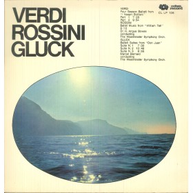 Westminster Symphony Orchestra LP Vinile Verdi, Rossini, Gluck / CLLP108 Nuovo Westminster Symphony Orchestra LP Vinile Verdi, Rossini, Gluck / CLLP108 Nuovo