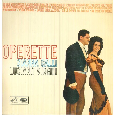 Gianna Galli E Luciano Virgili ‎LP Vinile Operette / EMI‎ –  PSQ041 Nuovo