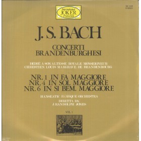 Bach, Jones LP Vinile Concerti Brandeburghesi - Vol. 1 / Joker – SM1000 Sigillato Bach, Jones LP Vinile Concerti Brandeburghesi - Vol. 1 / Joker – SM1000 Sigillato