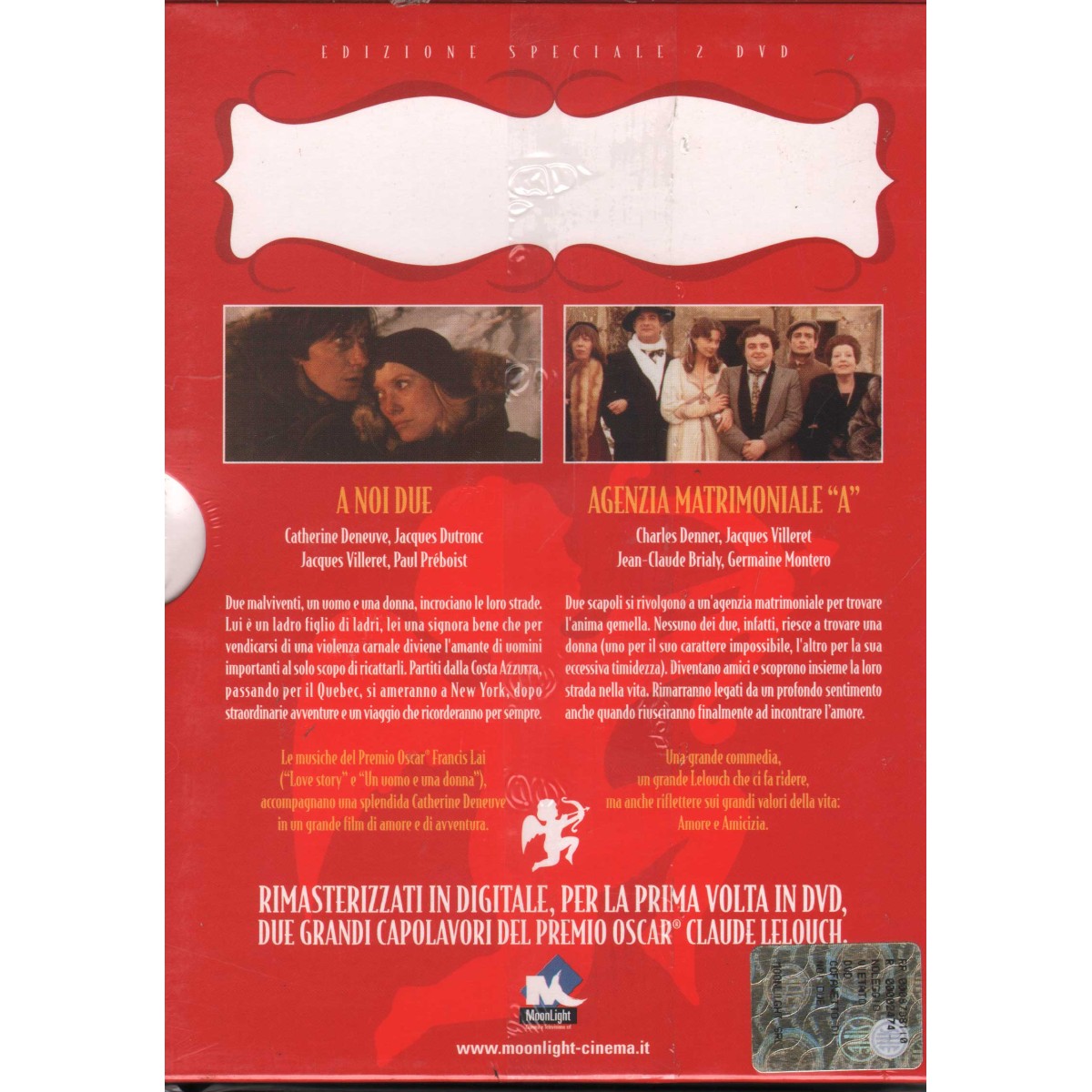 A Noi Due / Agenzia Matrimoniale A DVD Claude Lelouch / Sigillato  8032442204908