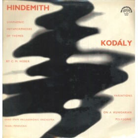 Hindemith, Kodály LP Vinile Symphonic Of Themes By Weber, Variations On A  Folksong Hindemith, Kodály LP Vinile Symphonic Of Themes By Weber, Variations On A  Folksong
