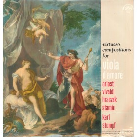 Ariosti, Vivaldi, Hraczek, Stamitz LP Vinile Virtuoso Compositions For Viola D'Amore / 50568 Ariosti, Vivaldi, Hraczek, Stamitz LP Vinile Virtuoso Compositions For Viola D'Amore / 50568