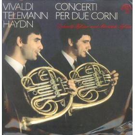 Vivaldi, Teleman, Haydn, Zdenek, Tylsar LP Vinile Concerti Per Due Corni / 1101200 Vivaldi, Teleman, Haydn, Zdenek, Tylsar LP Vinile Concerti Per Due Corni / 1101200