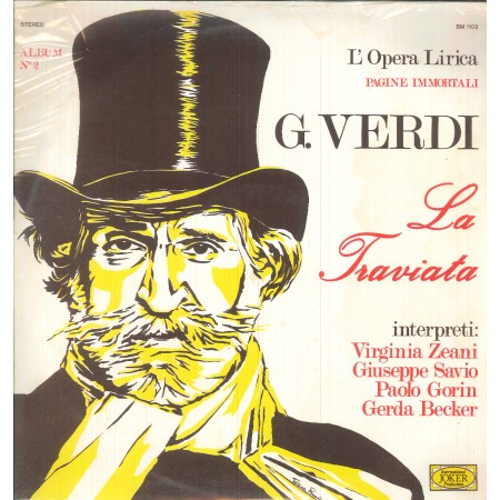 Giuseppe Verdi LP Vinile La Traviata - Album N.2 / Joker – SM1103 Sigillato