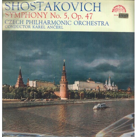 Shostakovich, Ancerl LP Vinile Symphony No. 5 , Op. 47 / SUAST50423 Sigillato