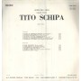 Tito Schipa LP Vinile I Grandi Tenori / Variety – RPC04001 Sigillato