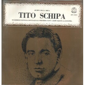 Tito Schipa LP Vinile I Grandi Tenori / Variety – RPC04001 Sigillato Tito Schipa LP Vinile I Grandi Tenori / Variety – RPC04001 Sigillato