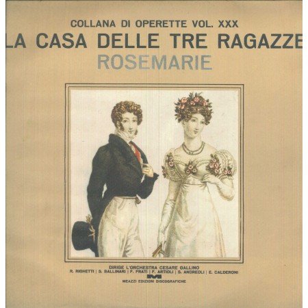 Franz Schubert LP Vinile La Case Delle Tre Ragazze / Rosemarie / MLP04019 Nuovo