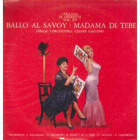 Cesare Gallino LP Vinile Ballo al Savoy / Madama di Tebe / MLP04010 Nuovo Cesare Gallino LP Vinile Ballo al Savoy / Madama di Tebe / MLP04010 Nuovo