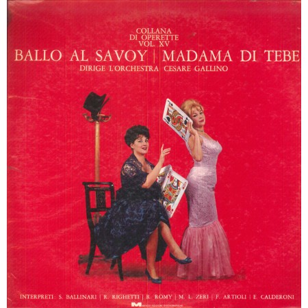 Cesare Gallino LP Vinile Ballo al Savoy / Madama di Tebe / MLP04010 Nuovo