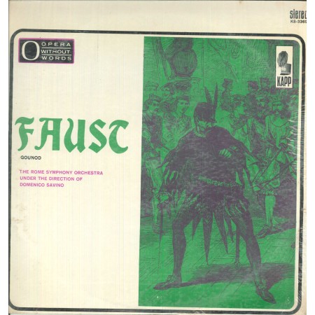 Domenico Savino LP Vinile Faust Gounod / Kapp ‎– KS3369 Sigillato