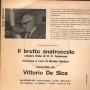 Vittorio De Sica ‎Vinile 7" 45 giri Narra: Il Brutto Anatroccolo / Calcom – 1019 Nuovo