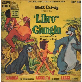 Angela Cicorella Vinile 7" 45 giri Il Libro Della Giungla, Altre Avventure / DSP338 Angela Cicorella Vinile 7" 45 giri Il Libro Della Giungla, Altre Avventure / DSP338