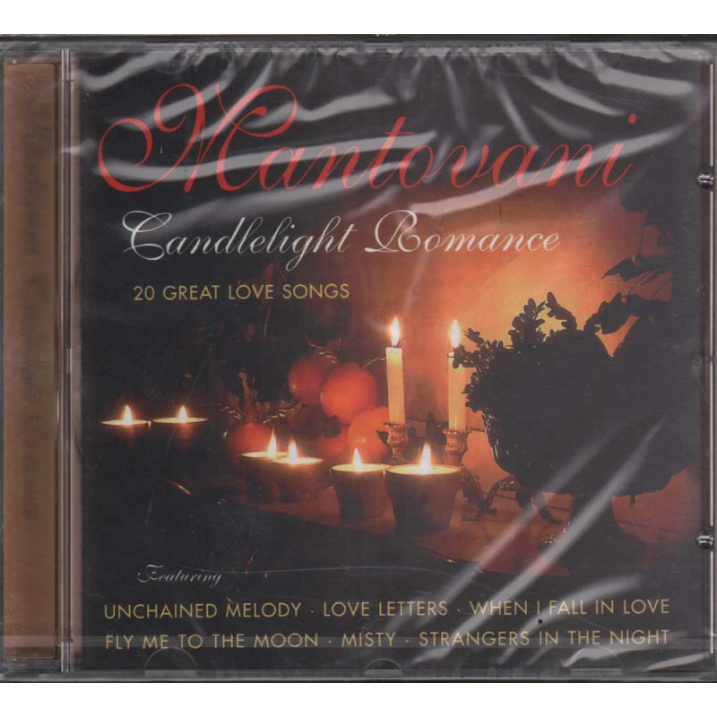 Mantovani CD Candlelight Romance Nuovo Sigillato 0731455254525 Mantovani CD Candlelight Romance Nuovo Sigillato 0731455254525