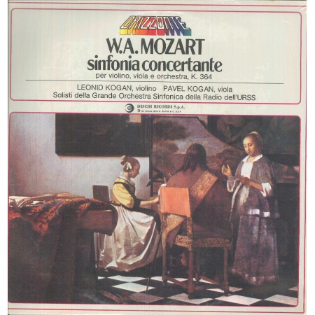 Mozart, Kogan LP Vinile Sinfonia Concertante, Violino E Orchestra K.364 / OCL16230 Sigillato