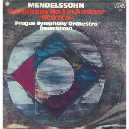 Mendelssohn, Dixon LP Vinile Symphony No. 3 In A Minor, Scotch / 1101124  Sigillato
