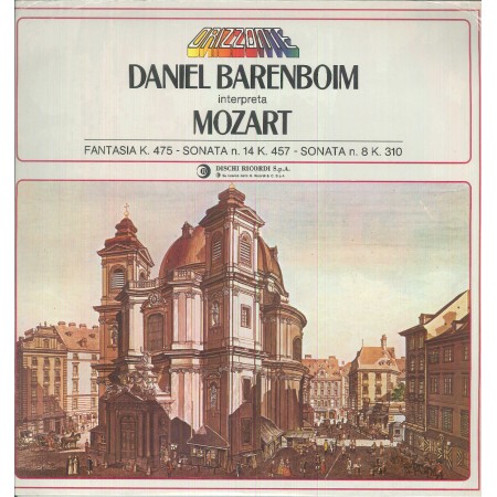 Daniel Barenboim LP Vinile Mozart, Fantasia K.475 - Sonata N.14 K.457, N.8 K.310 / OCL16227