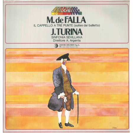 Falla, Turina LP Vinile Il Cappello A Tre Punte, Sinfonia Sevillana / Ricordi – OCL16217 Sigillato