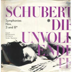 Schubert, Neumann LP Vinile Symphonies N. 3 And 8 Die Unvollendete / 50771 Sigillato Schubert, Neumann LP Vinile Symphonies N. 3 And 8 Die Unvollendete / 50771 Sigillato