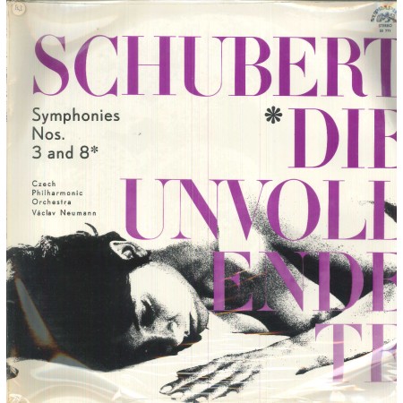 Schubert, Neumann LP Vinile Symphonies N. 3 And 8 Die Unvollendete / 50771 Sigillato
