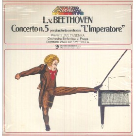 Beethoven, Panenka LP Vinile Concerto N. 5 Per Piano E Orchestra: L' Imperatore / OCL16177 Sigillato Beethoven, Panenka LP Vinile Concerto N. 5 Per Piano E Orchestra: L' Imperatore / OCL16177 Sigillato