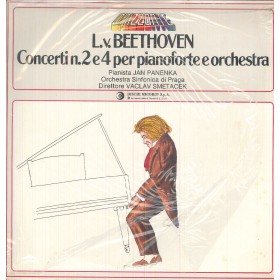 Beethoven, Panenka LP Vinile Concerto N. 2, 4  Per Pianoforte E Orchestra / Ricordi  – OCL16175 Sigillato Beethoven, Panenka LP Vinile Concerto N. 2, 4  Per Pianoforte E Orchestra / Ricordi  – OCL16175 Sigillato