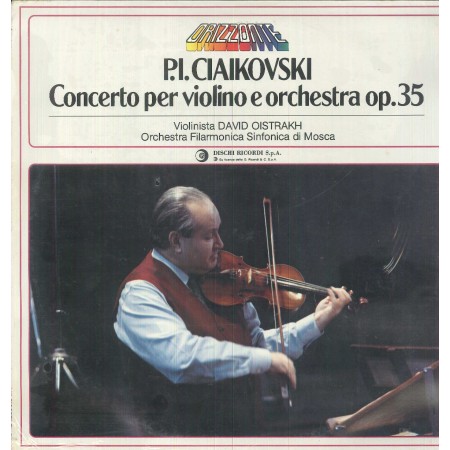 Ciaikoski, Oistrach LP Vinile Concerto Per Violino E Orchestra Op.35 / Ricordi – OCL16213 Sigillato