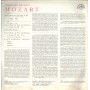Mozart, Skoda LP Vinile Piano Concerto In E Flat Major / Two Concert Rondos / 1101044