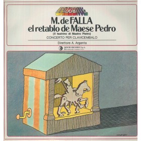 Manuel De Falla LP Vinile El Retablo De Maese Pedro / Ricordi – OCL16216 Sigillato