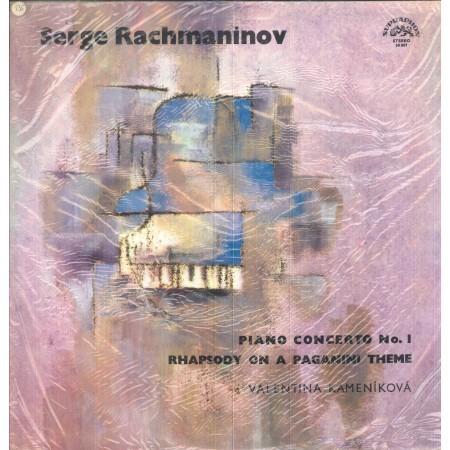 Rachmaninov, Kamenikova LP Vinile Piano Concerto No. 1, Rhapsody On A Paganini / 50887