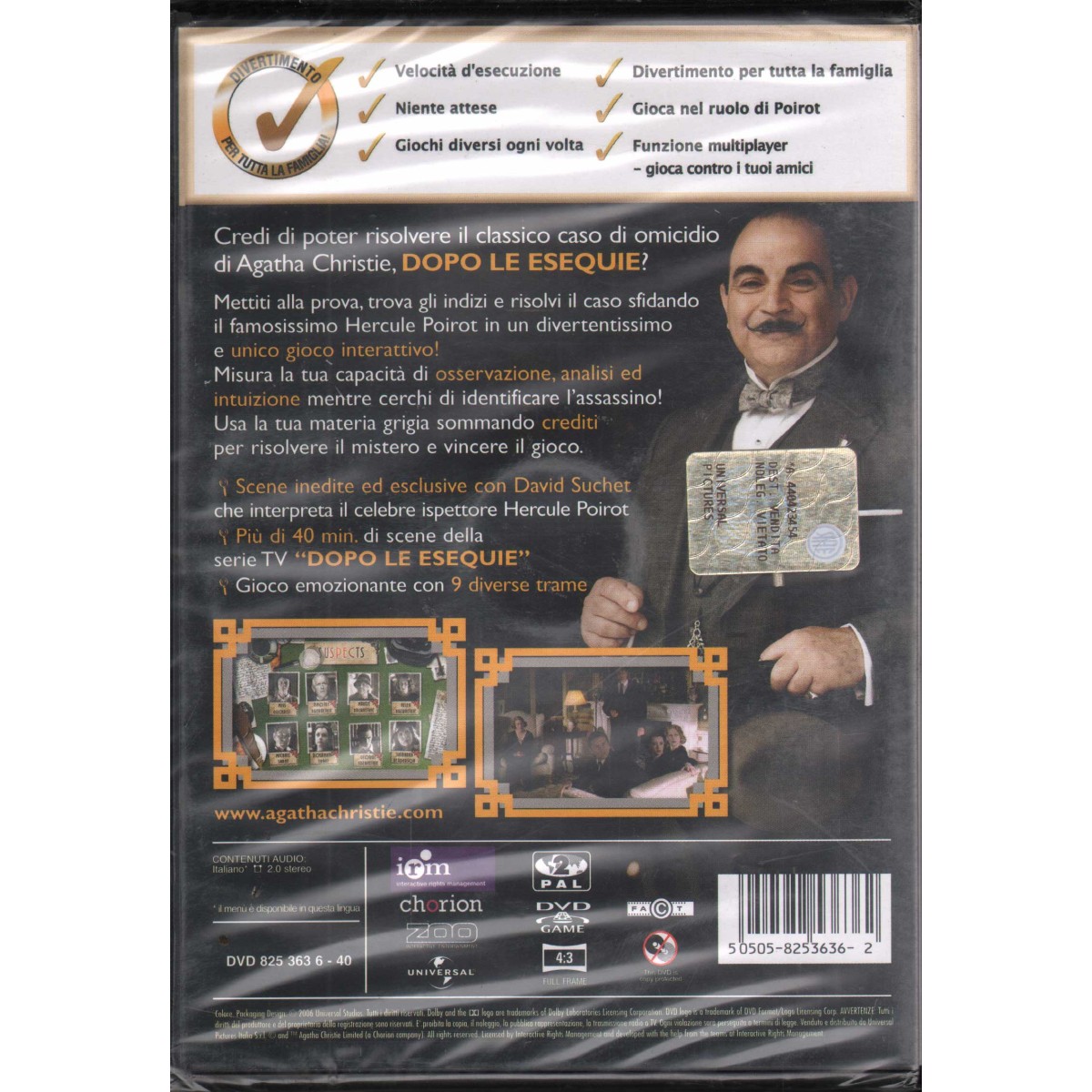 Poirot - Dopo Le Esequie, Gioco Interattivo DVD Various / 5050582536362