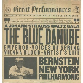 Bernstein, York Philharmonic LP Vinile Strauss Waltz Gala. The Blue Danube / 60158 Bernstein, York Philharmonic LP Vinile Strauss Waltz Gala. The Blue Danube / 60158