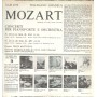 Mozart LP Vinile Concerti Per Pianoforte E Orchestra N. 20, 24 , K. 466, 491 / XAM4070 Nuovo