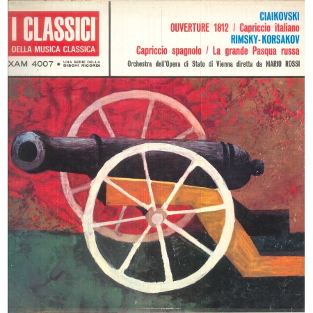 Ciaikovsky, Rossi LP Vinile Capriccio Italiano, Spagnolo, La Pasqua Russa / XAM4007