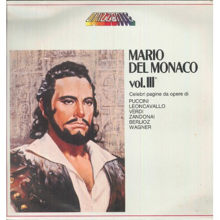 Mario del Monaco LP Vinile Mario Del Monaco Vol. III / OCL16232 Sigillato