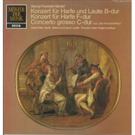 Handel, Dupre, Dart LP Vinile Konzert Fur Harfe Und Laute B-Dur / Grosso C-Dur Nuovo Handel, Dupre, Dart LP Vinile Konzert Fur Harfe Und Laute B-Dur / Grosso C-Dur Nuovo