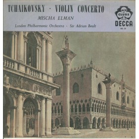 Tchaikovsky, Elman, Boult LP Vinile Violin Concerto / Ace Of Clubs – ACL25 Nuovo Tchaikovsky, Elman, Boult LP Vinile Violin Concerto / Ace Of Clubs – ACL25 Nuovo
