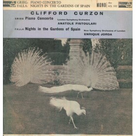 Grieg, Falla, Curzon LP Vinile Piano Concerto / Nights In The Gardens Of Spain / ACL102A Grieg, Falla, Curzon LP Vinile Piano Concerto / Nights In The Gardens Of Spain / ACL102A
