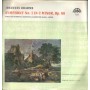 Brahms, Czech, Ancerl LP Vinile Symphony No. 1 In C Minor, Op. 68 / 50430 Sigillato