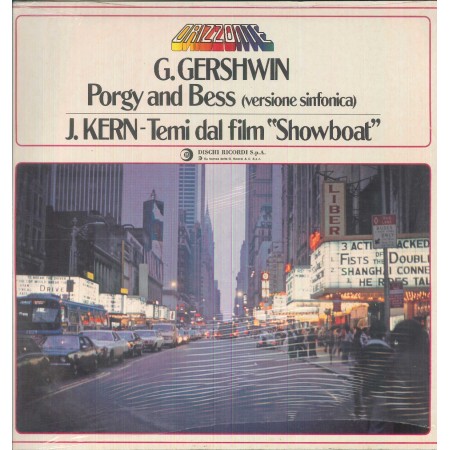 Gershwin, Kern ‎LP Vinile Porgy And Bess - Scenario / Ricordi – OCL16178 Sigillato
