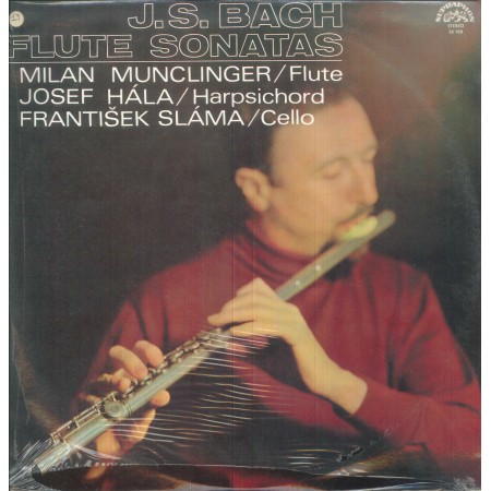 Bach, Munclinger, Hala, Slama LP Vinile Flute Sonatas / Supraphon ‎– 50920 Sigillato