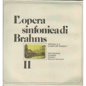 Brahms, Abravanel LP Vinile L'Opera Sinfonica Di Brahms Symphony N. 2 / OCL16071 Brahms, Abravanel LP Vinile L'Opera Sinfonica Di Brahms Symphony N. 2 / OCL16071