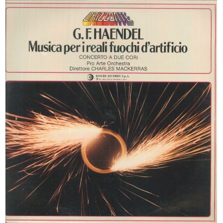 Handel, Mackerras LP Vinile Musica Per I Reali Fuochi D'Artificio / OCL16189 Sigillato