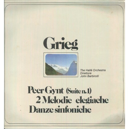 Grieg, Barbirolli LP Vinile Peer Gynt Suites N.1, Melodie Elegiache / OCL16057 Sigillato
