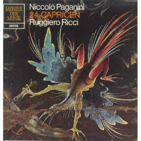 Paganini, Ricci ‎LP Vinile Sonatas 24 Capricen / Meister Der Musik ‎– SMD1250 Nuovo