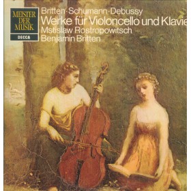 Britten, Schumann, Debussy LP Vinile Werke Fur Violoncello Und Klavier / SMD1247 Nuovo Britten, Schumann, Debussy LP Vinile Werke Fur Violoncello Und Klavier / SMD1247 Nuovo